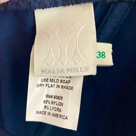 Malia Mills 2 piece blue swimsuit - Picture 4 of 7